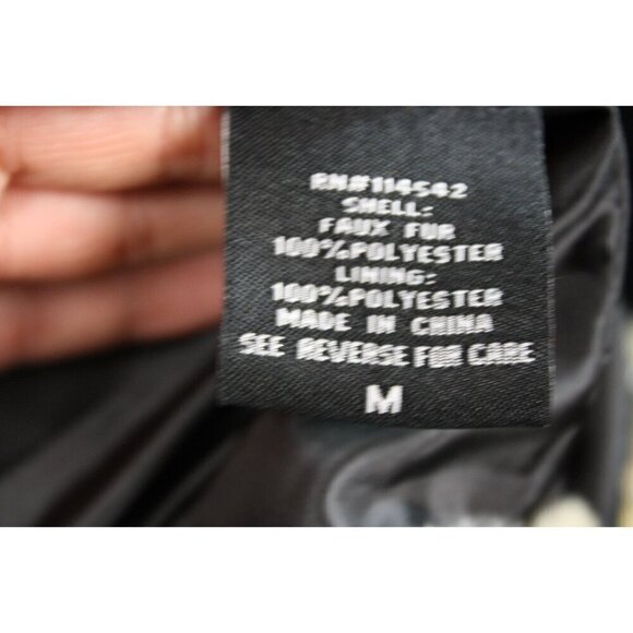 Joujou Leopard Print Faux Fur Jacket M - Picture 5 of 7